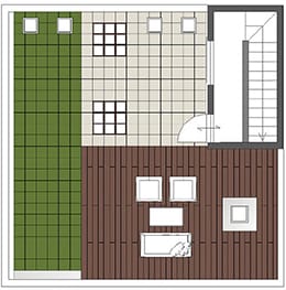 そら庭間取り